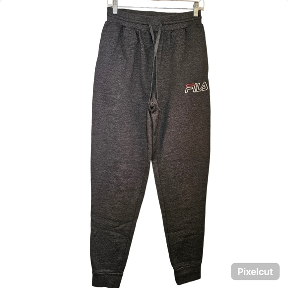Fila sport grey cotton blend knit sweatpants size S US - Picture 1 of 7